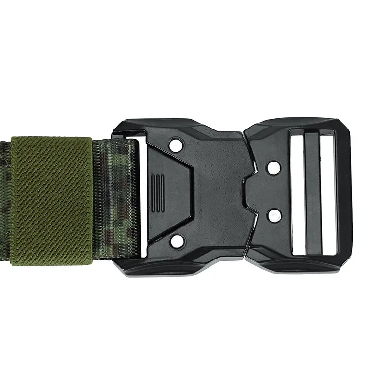 Outdoor Sports Training Belt Automatic Quick Release Buckle Extended Thickened Nylon Quick Release Tactical Belt