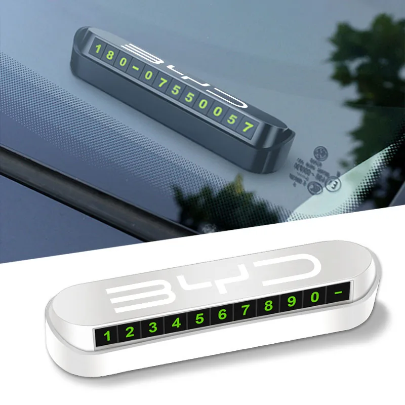 

1 шт. Временная парковочная карта-табличка для автомобиля, аксессуар для стайлинга авто BYD Qing Song Tang Yuan F3 I3 F0 F6 S6 S8 E5 E6 G3 G6 L3 S7 M6