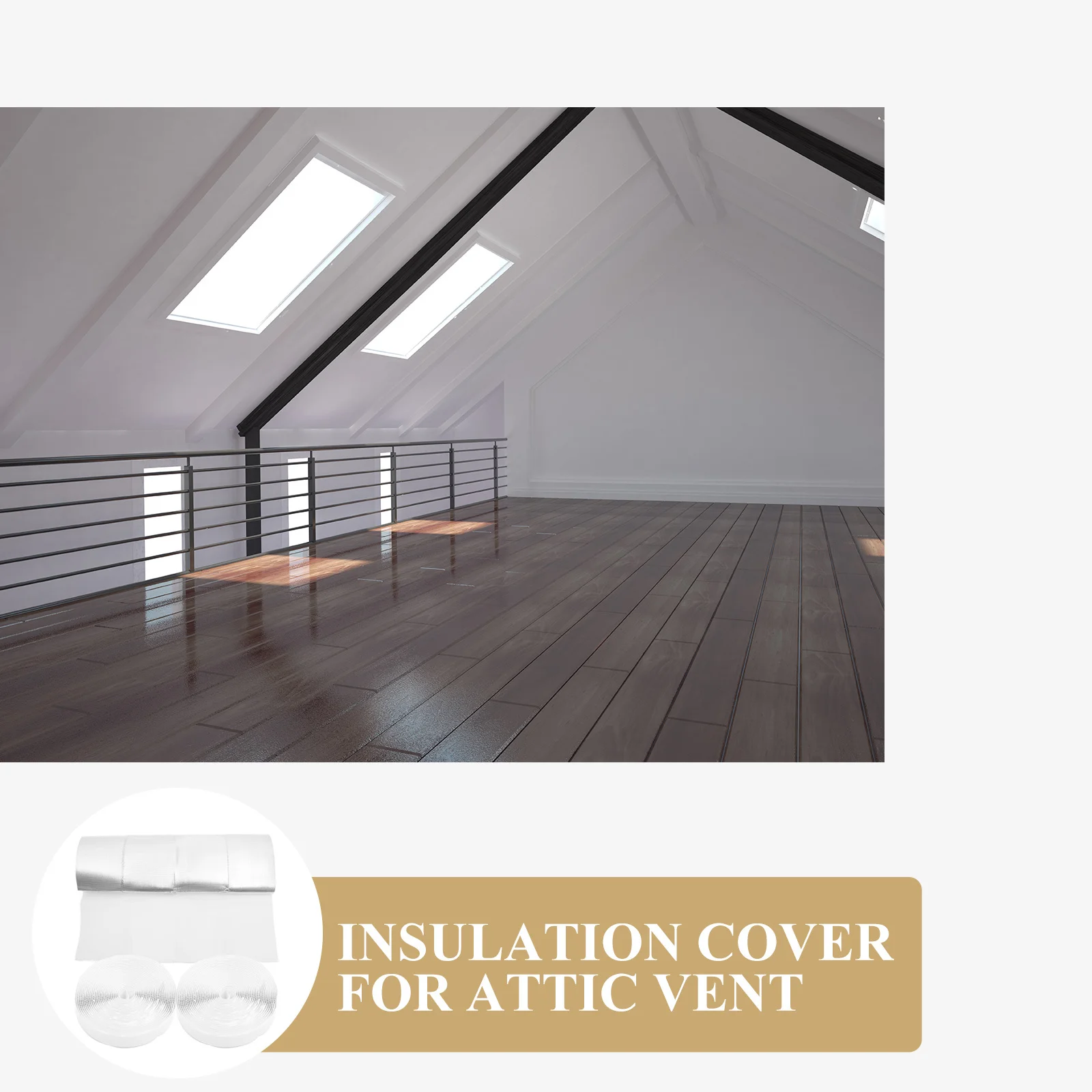 

Ventilation Insulation Cover 129x95cm White Air Vent Covers Attic Fan Shutter Seal Indoor Ceiling Fans Easy Installation
