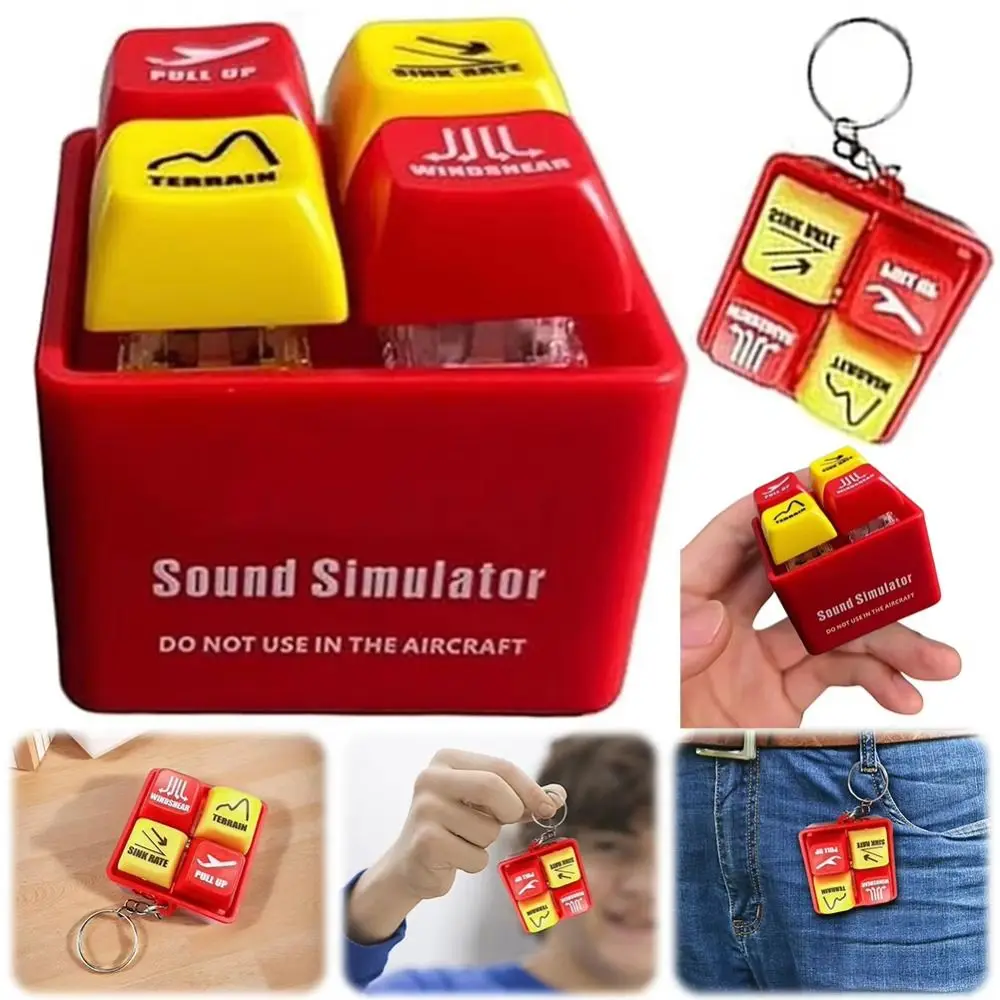 737 Airbus EGPWS Warning Simulator Highly Simulated Aircraft Route Pilot Keychain Plastic Sound Effects 737 Warning Sound