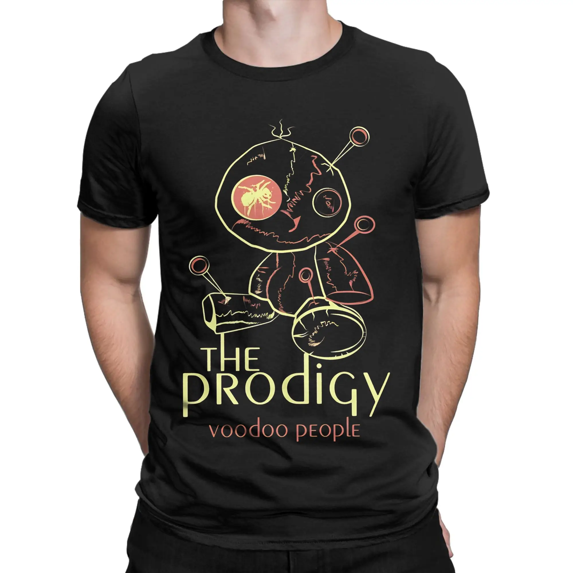 Funny The Prodigys Voodoo People T-Shirts for Men Round Collar 100% Cotton T Shirts  Short Sleeve Tee Shirt Plus Size Tops