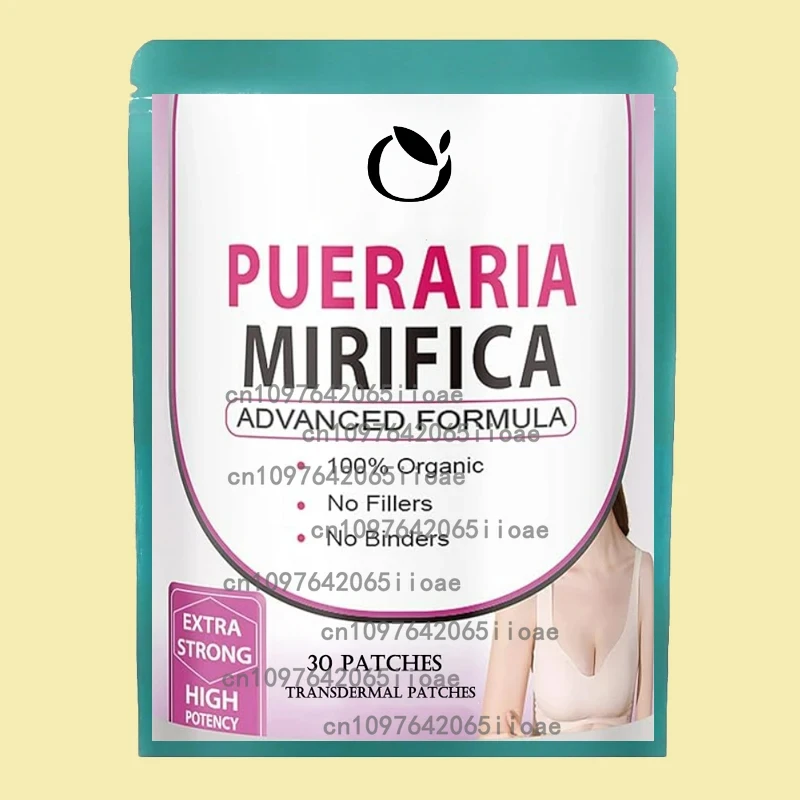 30 cerotti Pure Pueraria Mirifica Estratto Complesso Cerotti Transdermici Ingrandimento del seno, dei glutei e dei fianchi più grandi