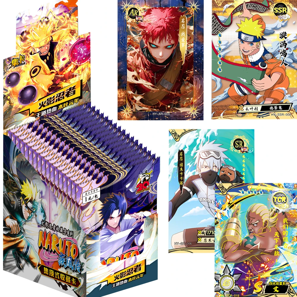 

Naruto Shippūden Collection Cards Adventure Hot Blooded Anime Ninja Growth Character Rare Limited Hot Selling Cards Kid Gift Toy