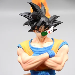 نموذج شخصية أنيمي دراغون بول ، مجموعة تمثال كبيرة ، جوكو ثلاثة أوضاع ، زخرفة طاولة ، ألعاب مزخرفة ، هدايا ، 30 سم أعلى 12 مبيعات Goku بالحجم الكامل - No3