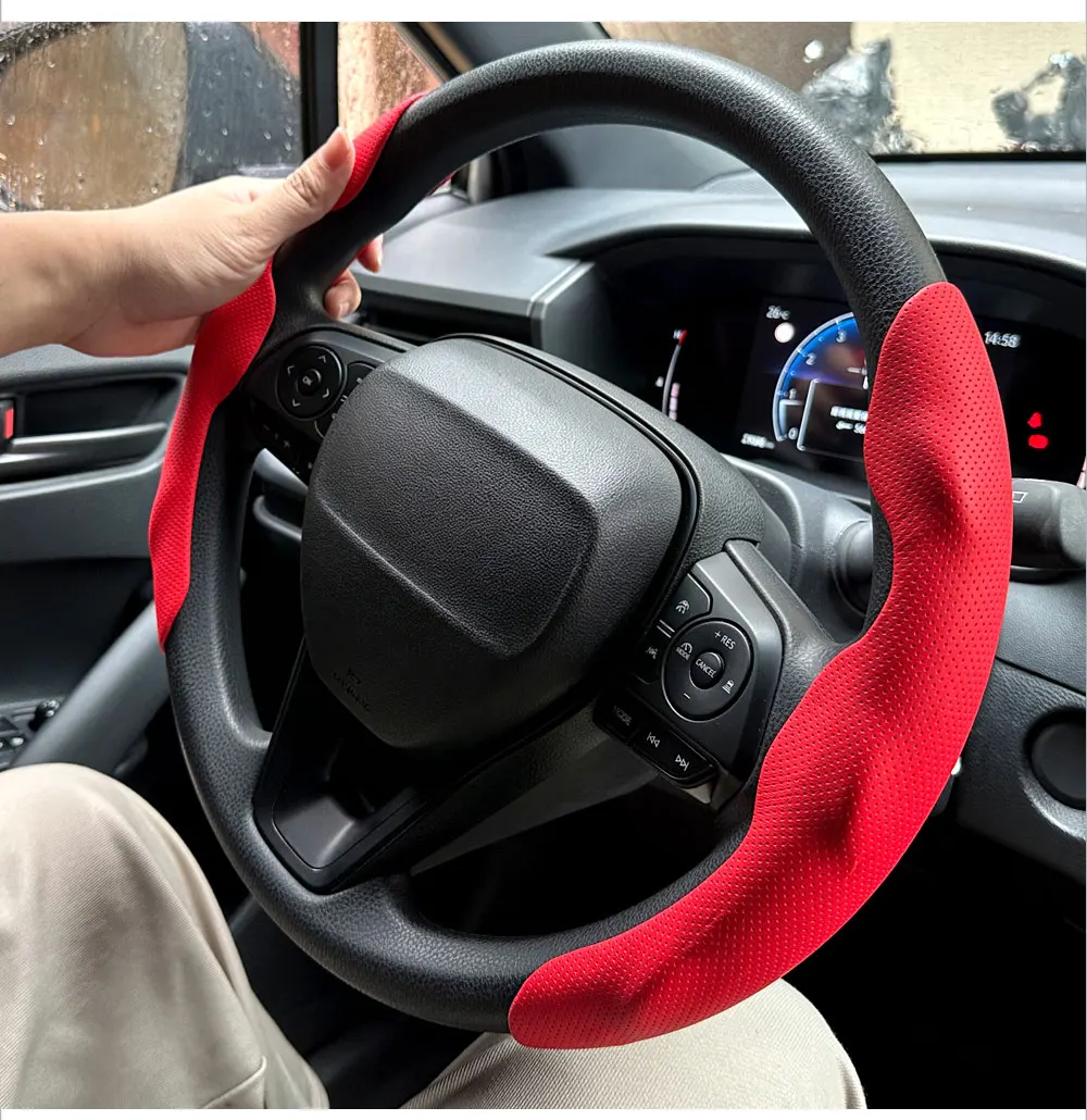 Geeignet für Tesla Rutschfeste Lenkradabdeckung mit Schnalle für Model 3 Y X S Model3 Highland Cybertruck ModelS Plaid Model-X – Detail 9
