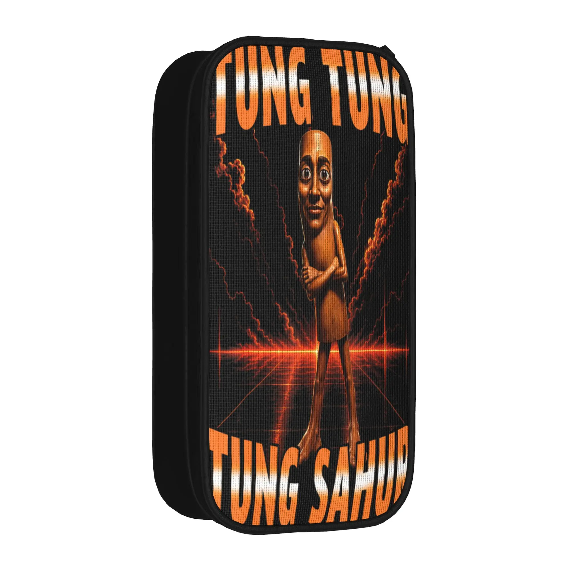 Tung Tung Tung Sahur is Calling Dance Meme Pencil Case Zipper Pencil Pouch Boy Girl Cute Portable School Pencil Cases Stationery