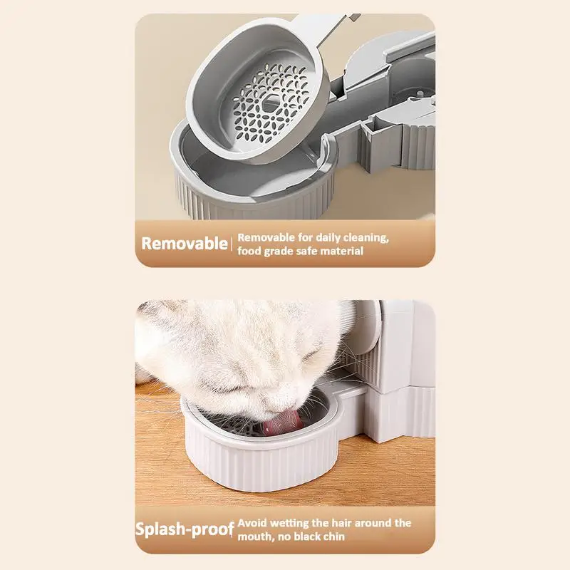 Automatic Feeders Food And Water Dispenser For Pets Automatic Pet Feeder Detachable Dry Food Hang Dispenser Automatic Cat Food