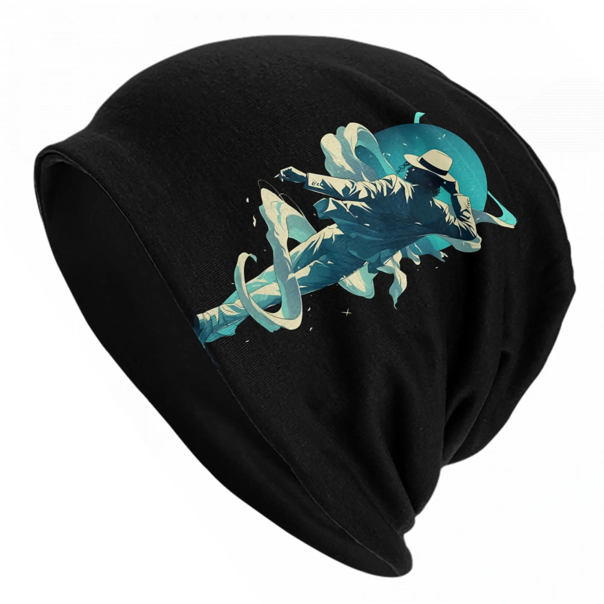 MJ Timeless Dance Skullies Beanies Hat Fashion Unisex Street Cap Warm Dual-use Bonnet Hat