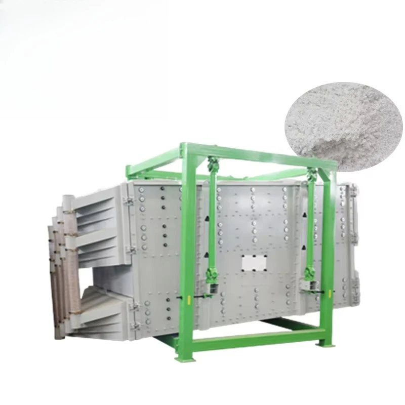 Calcium Carbonate Screening Machine Large Scale Square Swinging Goratory Sifter Vibrating Screen Sieve Price