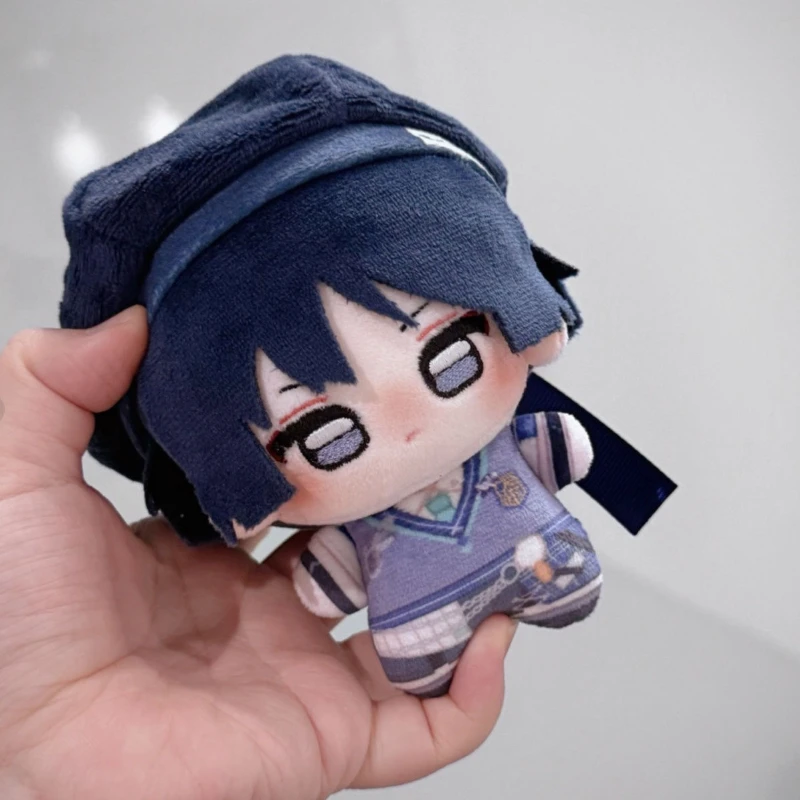 10cm Genshin Impact character wanderer plush toy soft filled anime plush keychain fan cartoon doll pendant children's toy gift