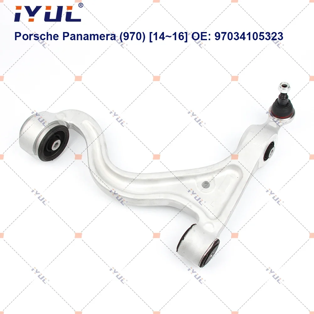 IYUL A Pair Front Lower Suspension Control Arm Triangle For Porsche Panamera 970 3.0 D 4.8 4S 4.8 Turbo 2014-2016 97034105323