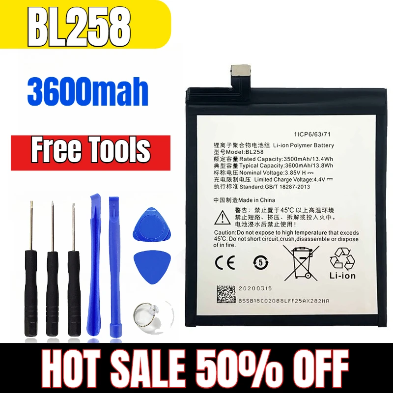 

3600mah for Lenovo Vibe X3 Mobile Phone Battery BL258 Built-in Battery