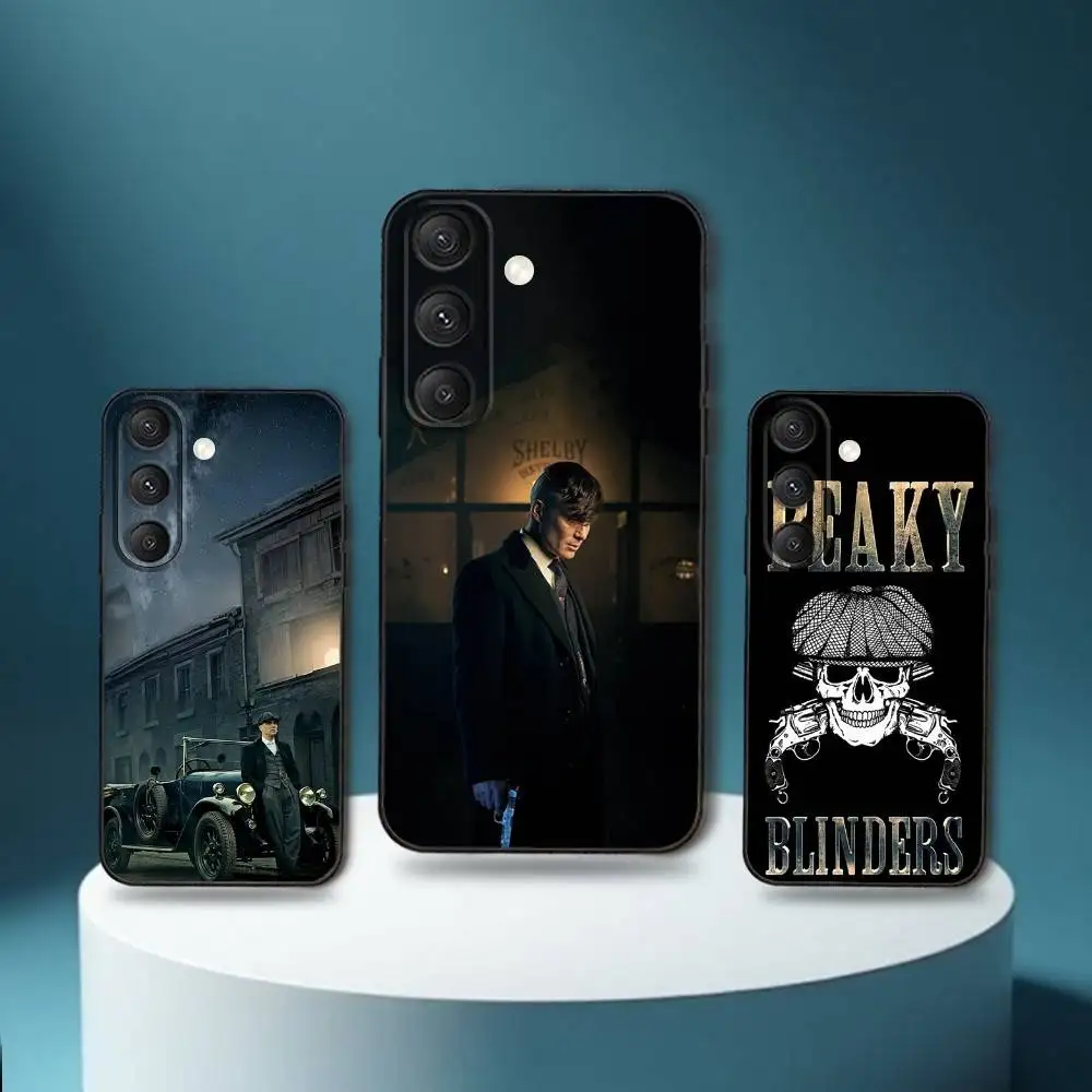 

Movie P-Peaky B-Blinders Phone Case For Samsung S25,S24,S23,S22,S21,S20,S10,Ultra,Plus,Lite,FE,Soft Silicone Black Cover
