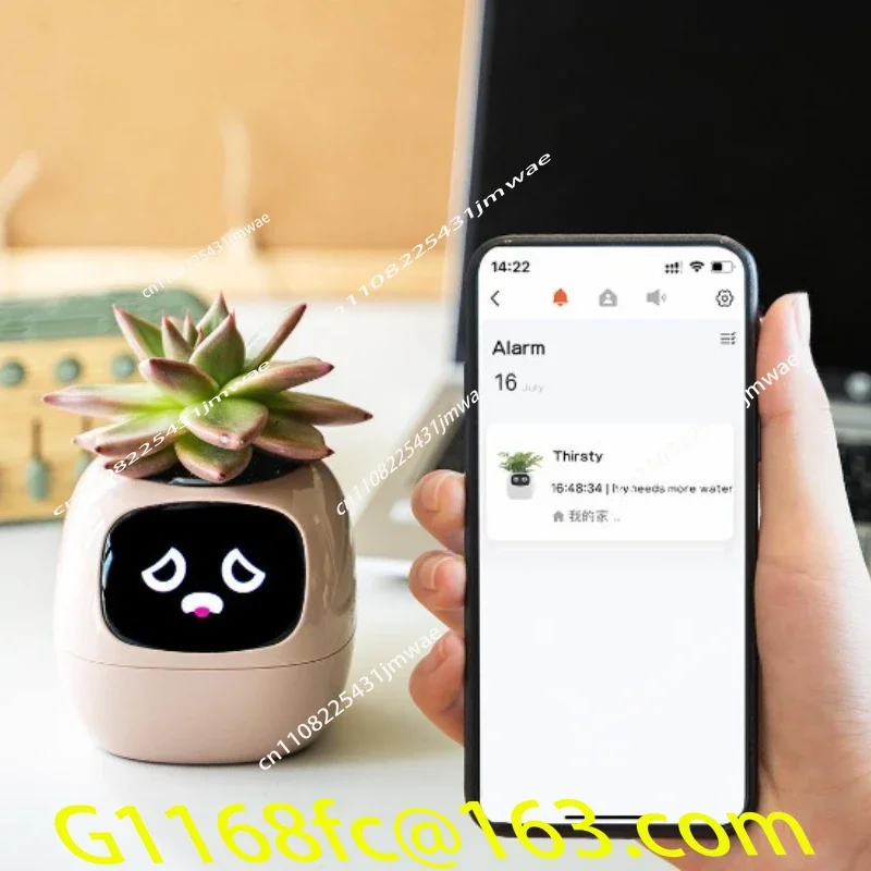Intelligent Plants, Cute Pets, Robots, Intelligent Flower Pot Tables, Trendy Play, Black Technology, Good Items, Creative part