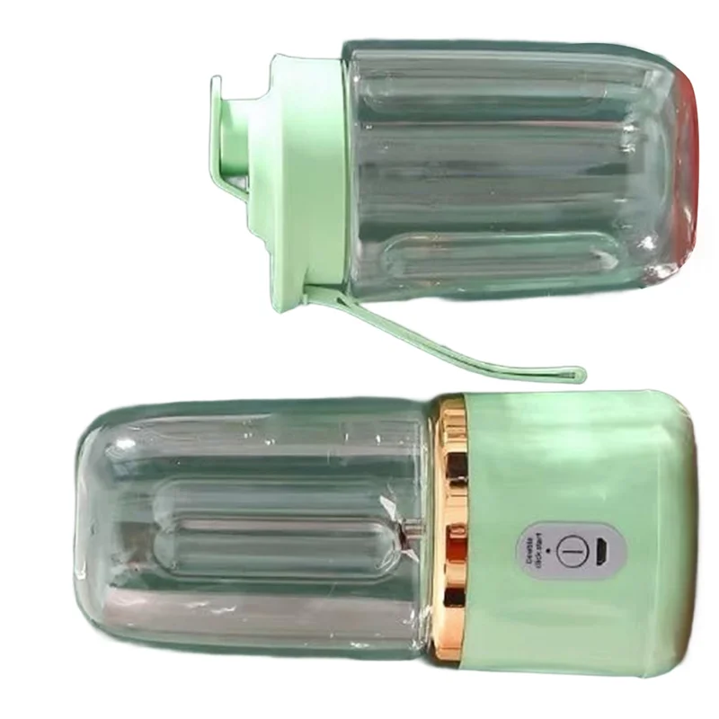 Liquidificador portátil recarregável do smoothie da lâmina do copo-6 do espremedor A005-USB em caixa de aço inoxidável