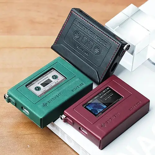 Imagen 2 del producto Fundas protectoras para FiiO SnowSky ECHO MINI Funda protectora especial de cuero portátil fácil de desmontar funda para reproductor de música