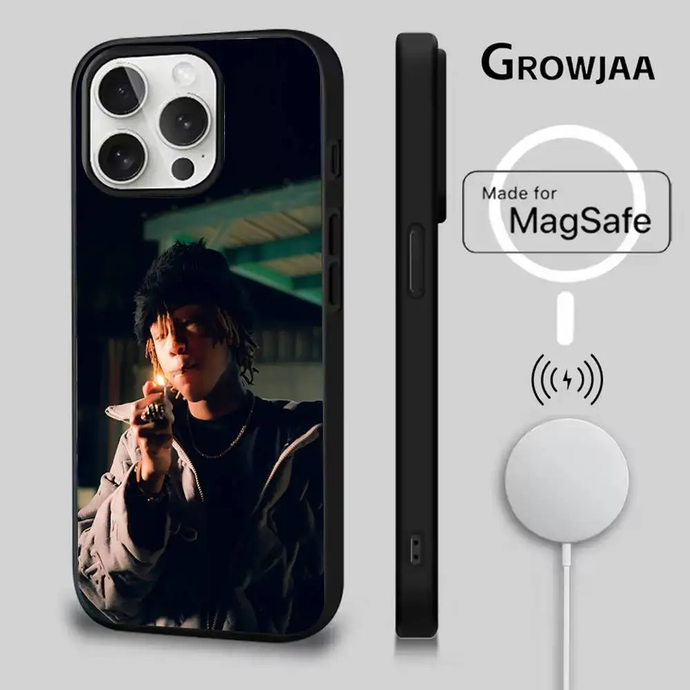 Rapper Rich A-Amiri Phone Case For iPhone 17,16,15,14,13,12,11,Pro,Max,Plus,Mini,SE4,E Magnetic Magsafe Wireless Charging