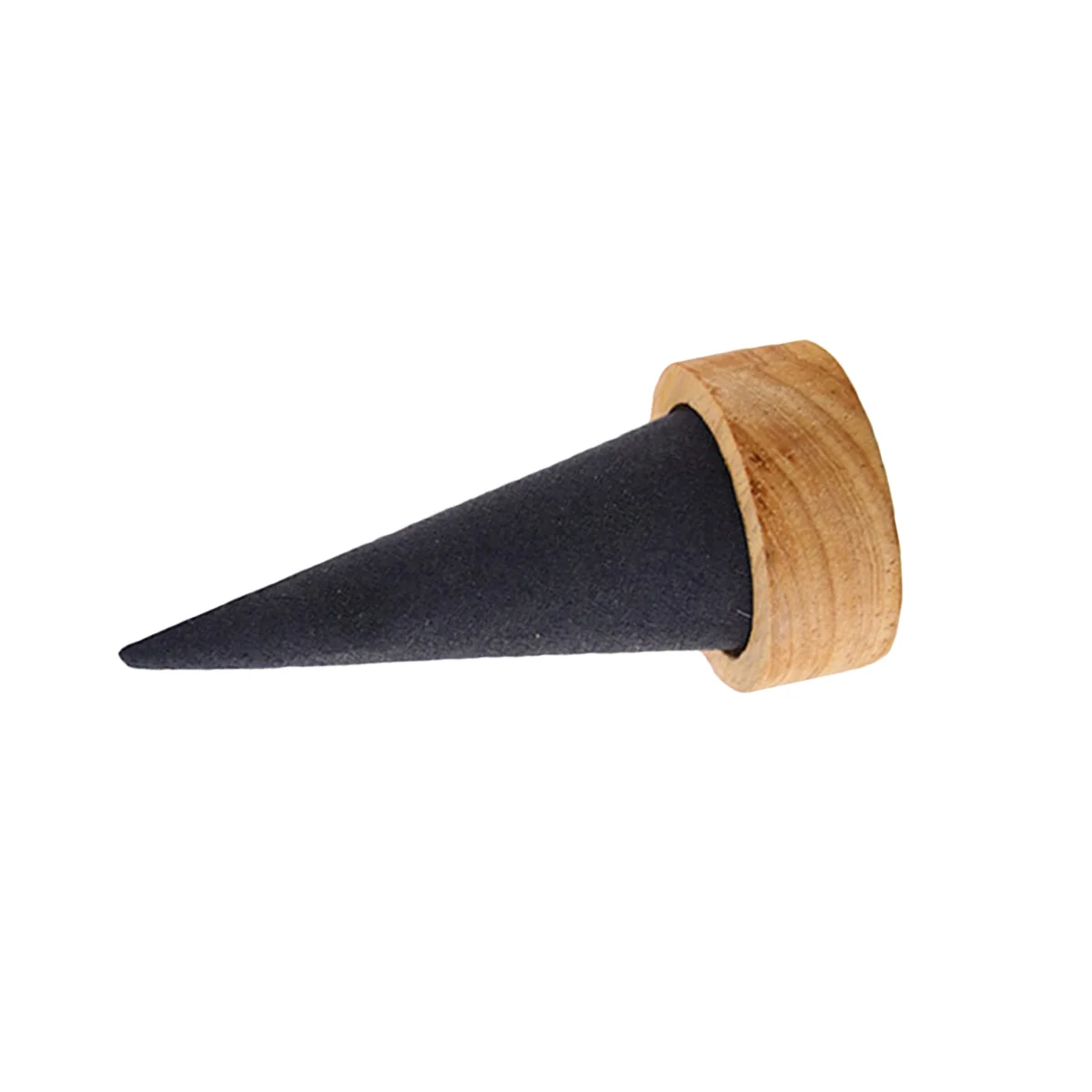 

Wooden Jewelry Organizer Cone Necklace Holder Compact Ring Storage Rack for Gift Valentine Birthday Christmas Mother Day