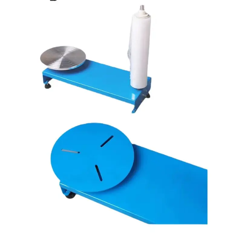 Manual PE Stretching Film Wrapping Machine For Carton Box Portable Carton Small Items PE Film Wrapping Packaging Machine