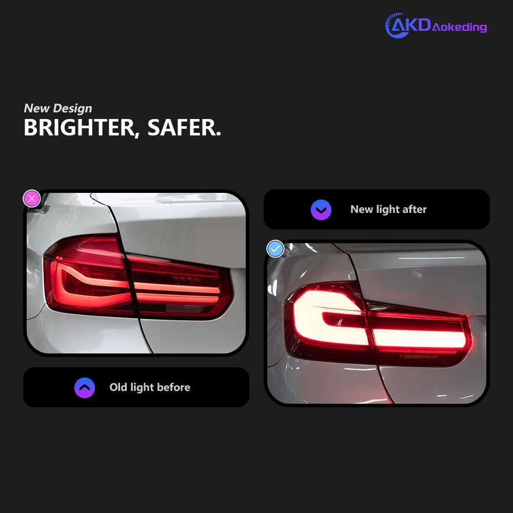 

Для BMW F30 светодиодные задние фонари 2012-2019 F80 3 серии 318i 320i 325i 328i M3 DRL задний стоп-сигнал автомобильные аксессуары