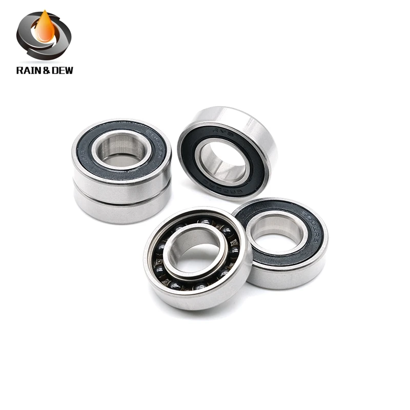 2PCS 6004RS CB Ceramic Ball Bearings 20x42x12 mm 6004 2RS Hybrid Ceramic Bearing ABEC-7 Bicycle Bottom Parts