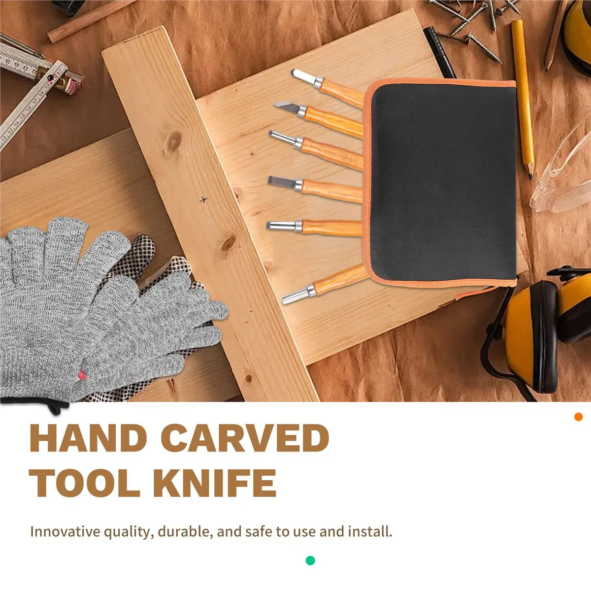 A375P ~Woodcarving Knife Set DIY Woodworking Crafthand Carving Tools for Walnut Wood Professional Wood Carving Knives Set