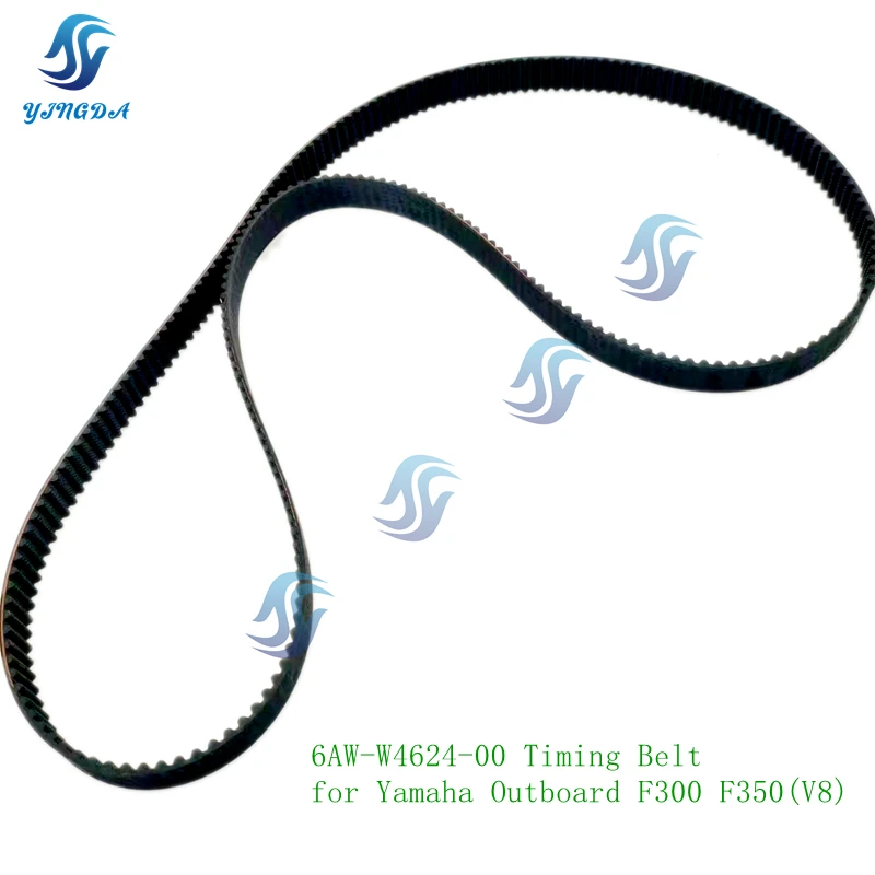 Timing Belt 6AW-W4624-00 for Yamaha Outboard Motor F300 F350A V8 4-Stroke 6AW-46241-00 -00 Replaces Sierra 18-15139 Boat Parts