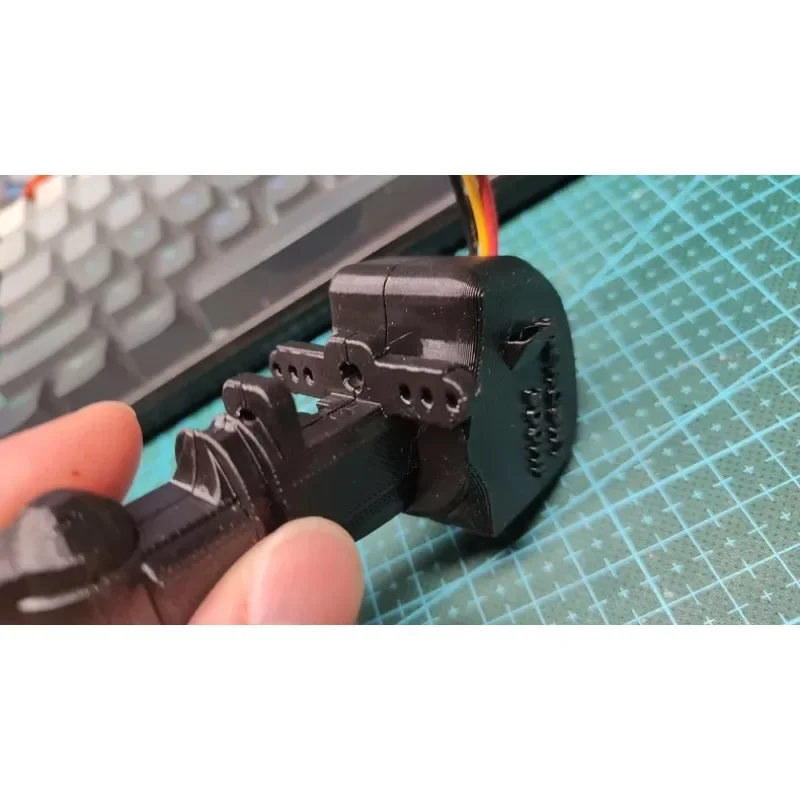 For 40-60cm RC Boat 3D Printed Outboard Motor Includes Housing 2212 Brushless Motor Upgrade Part for Fishing/Yacht Patrol Boat