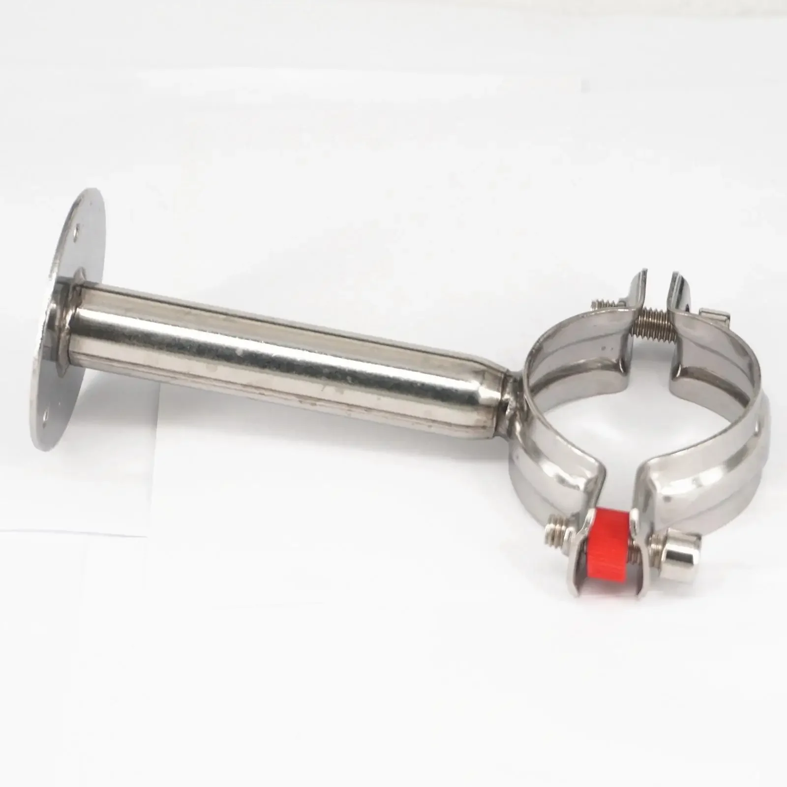 51 Mm 2 "Rvs Pijp Klem Ondersteuning Beugel Met Bodemplaat Pole Lengte 100 Mm