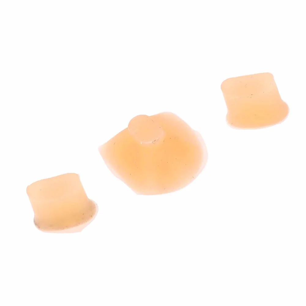 6PCS Durable Silicone Flute Trill Key Bumper khaki Flute Key Covers Flute Repair Parts For Flutes