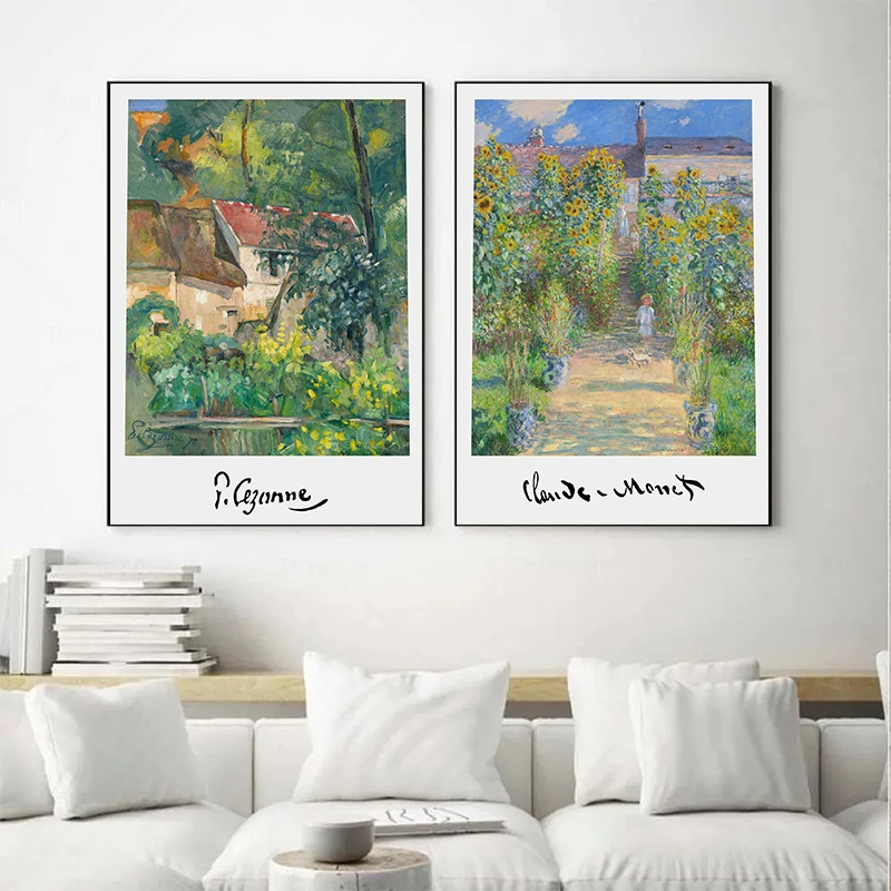 Impressionism Claude Monet Pool of Water Lilies Posters and Prints Canvas Printing Wall Art Picture for Living Room Home Decor