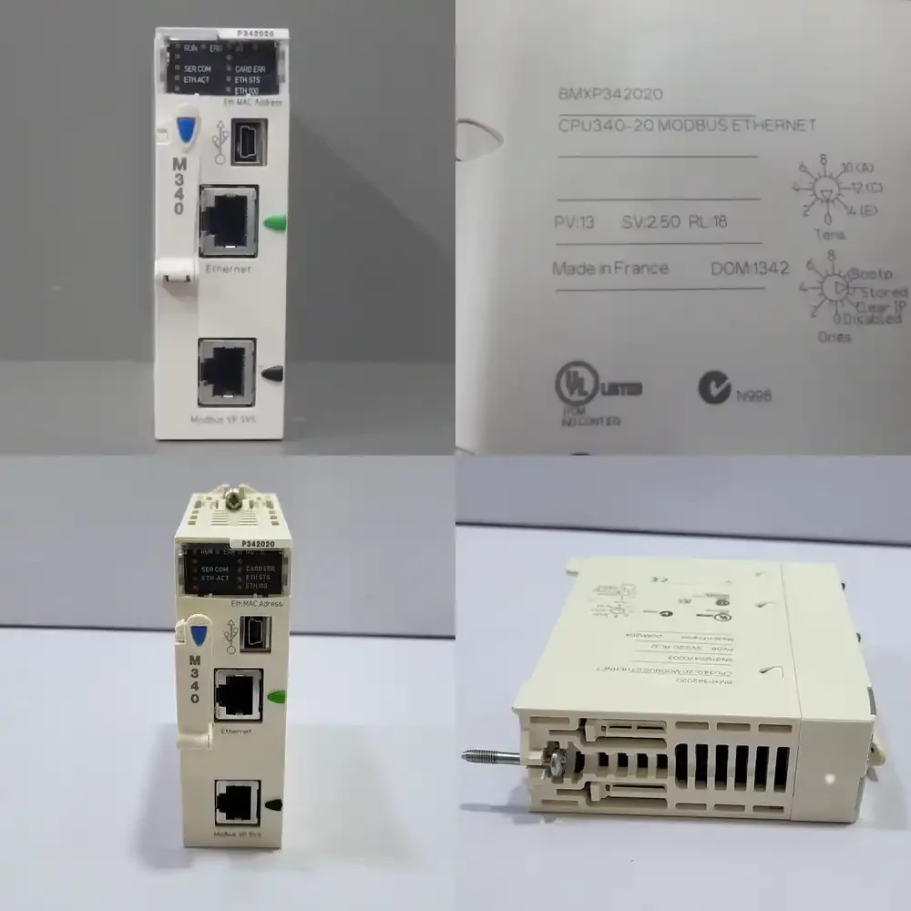 Brand New Original Authentic BMXP342020 CPU Processor PLC Module for Electric Modicon M340 PLC System Industrial