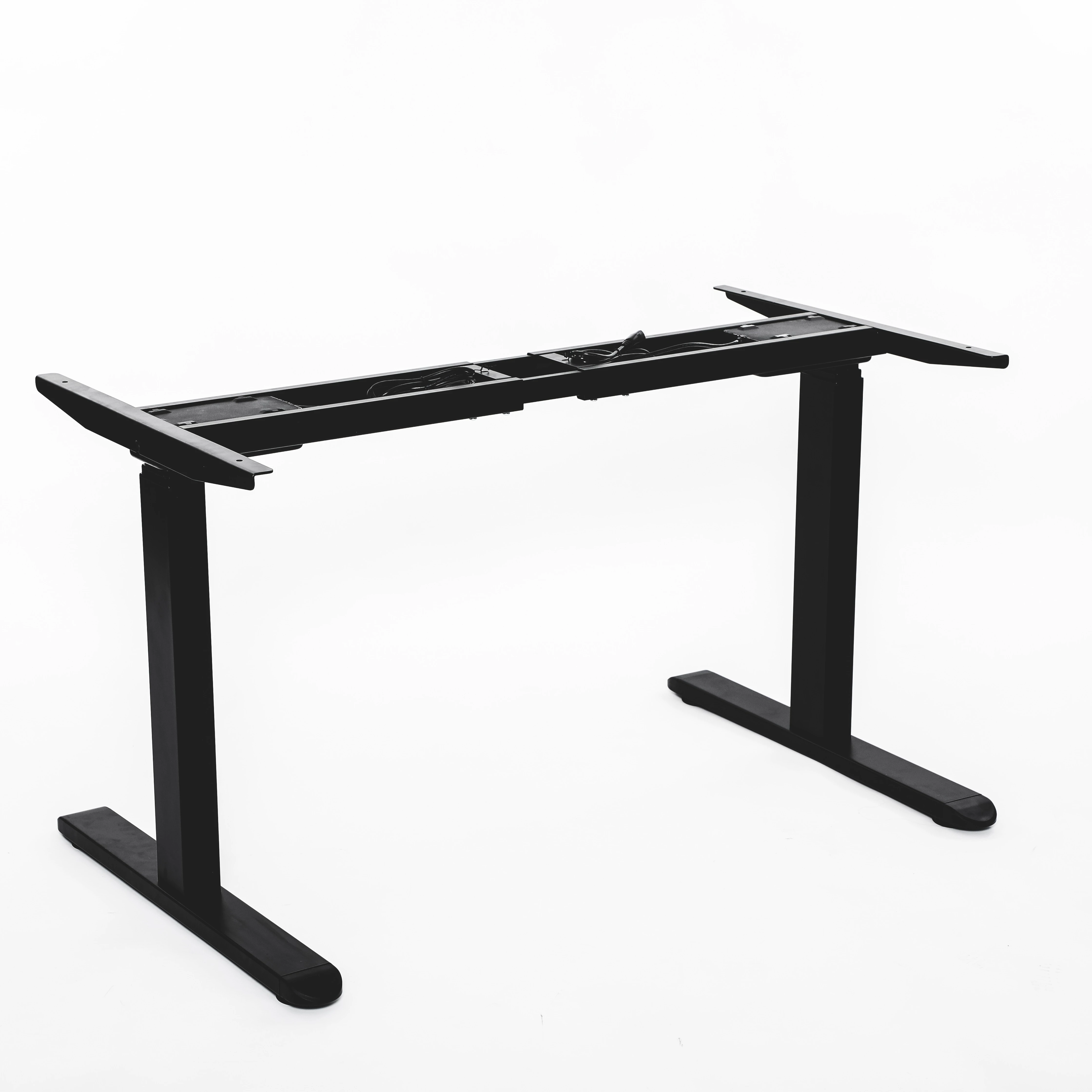 

Low Price Height Adjustable Timotion Dual Motor Black Gaming Tables Workstation Desk Home