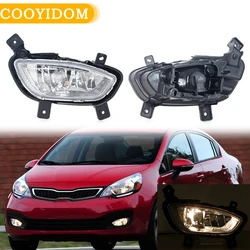 Car Fight Fog Lamp Front Bumper Driving Lamp For Kia Rio K2 Sedan 2012 2013 2014 2015 Fog Light Fog Lamp 92201-1W000 92202-1W000