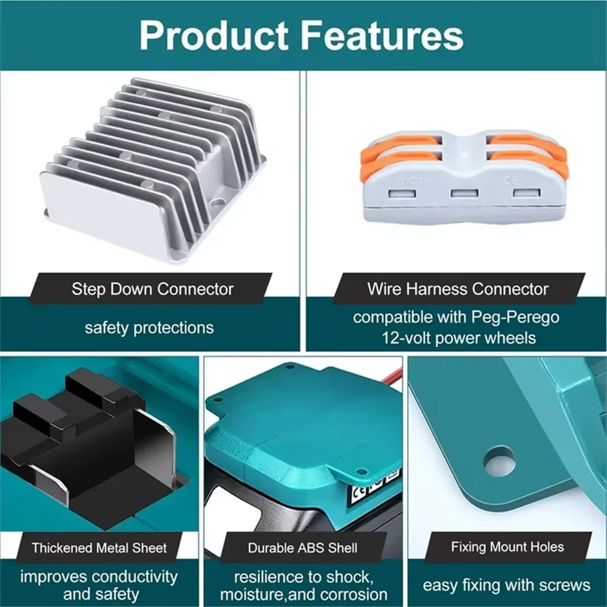 

Зажимы для соединительного кабеля для литиевой батареи Makita 12AWG, портативные инструменты для горячей продажи, стартер