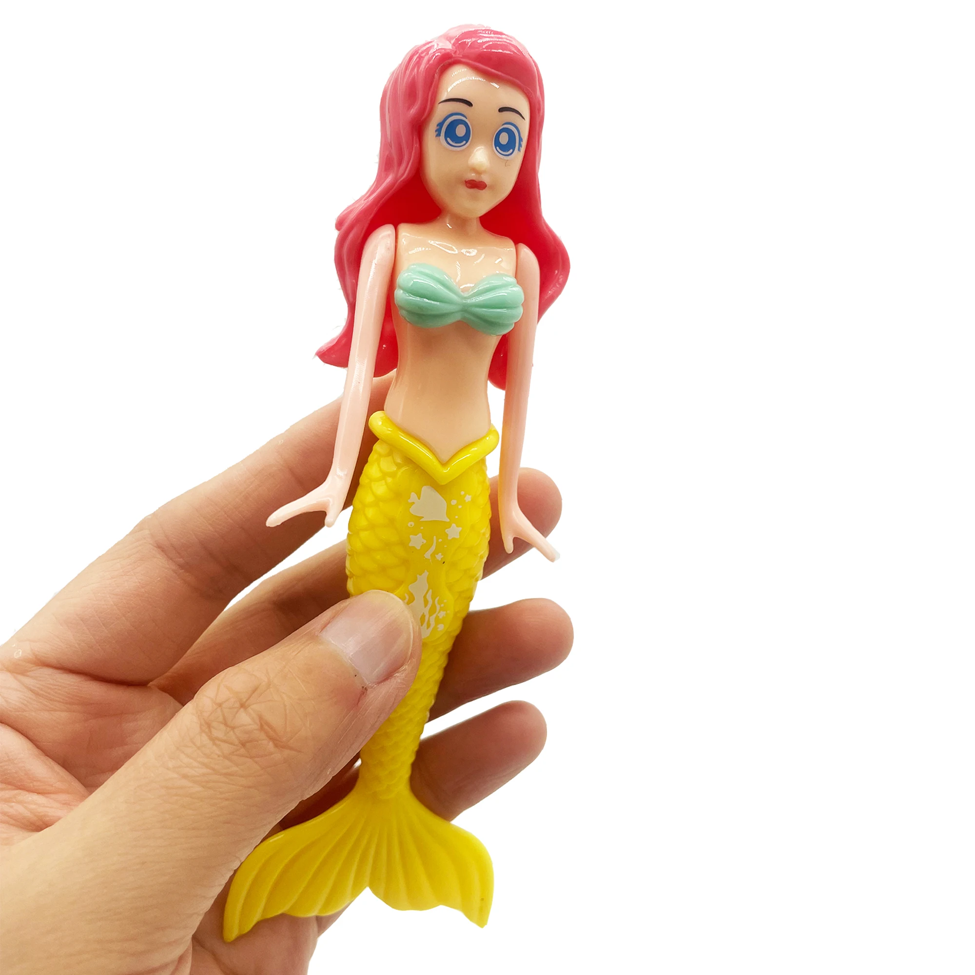 3pcs Magical Dive Mermaid Dolls Girls Toys Bath Swimming Pool Mermaid Dolls Girls Birthday Gift Summer Pool and Water Dive Toys