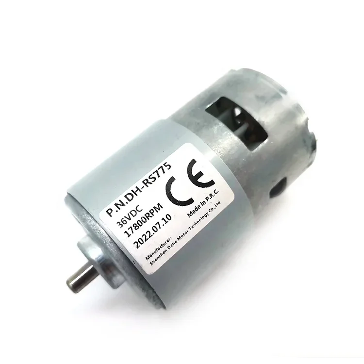 Olive Harvester Motor DH-RS775PH 36V DC 17800RPM 1.5A 150W DC Motor Olive Harvester