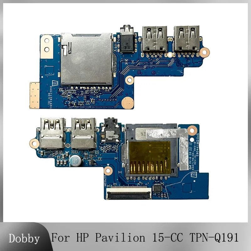 Original For HP Pavilion 15-CC TPN-Q191 USB Board DAG71TB16D Audio Board Card Reader Laptop Repair Accessories 100% Tested