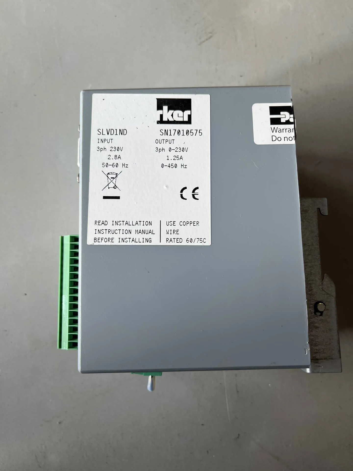 Сервопривод SLVD1ND для Parker