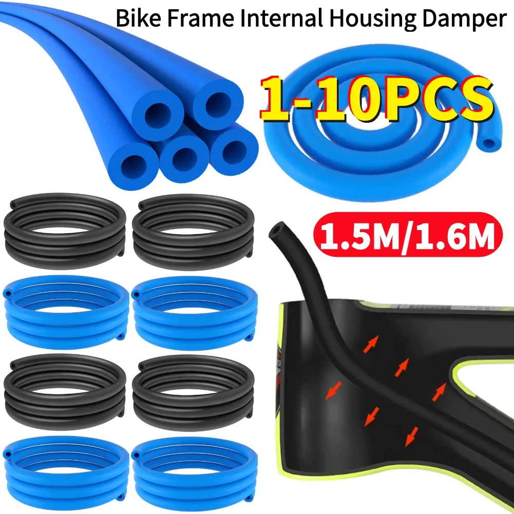 

1.5/1.6M Bike Frame Internal Housing Damper MTB Road Bike Soundproof Foam Shifting Brake Cable Hydraulic Hose Protection Tubes