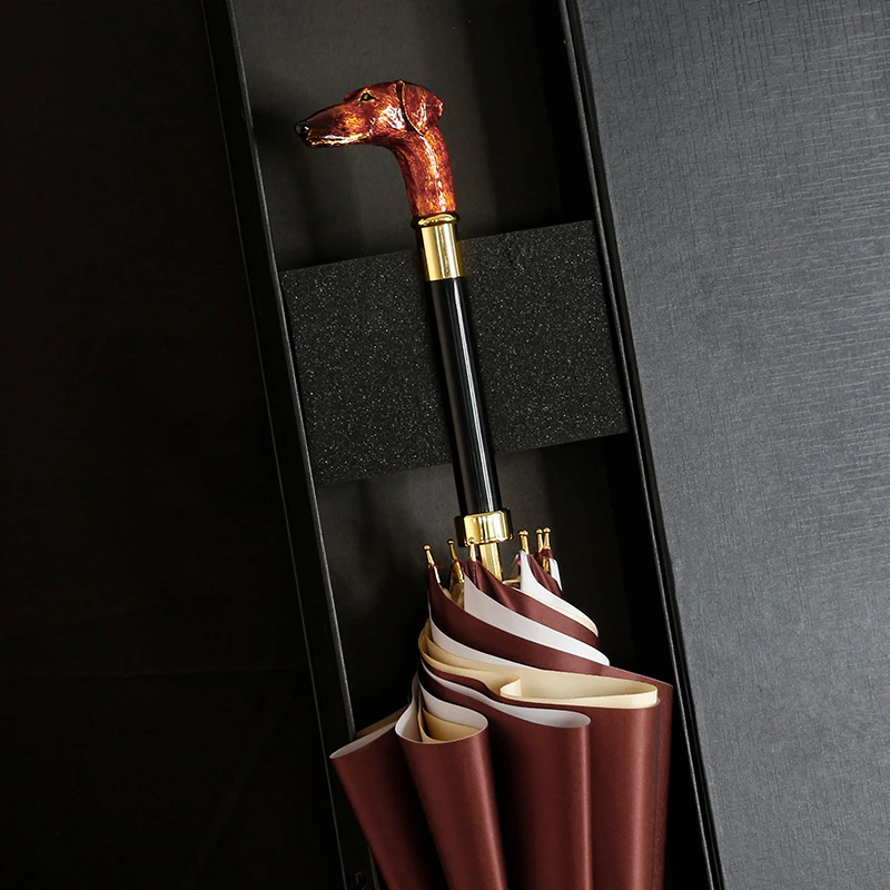 

DanMunier gentleman umbrella male British luxury umbrella design custom umbrella brand big umbrella gift.