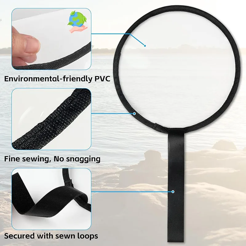 

4pcs Transparent PVC Lure Bag Fishing Hook Protective Wraps Cover Case Bag Portable Bait Fishing Tackle Storage Bags