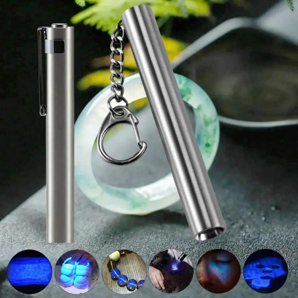 UVC Longwave UV Flashlight 254nm Shortwave Blacklight LED Flashlight 365nm 395nm UV Flashlight Lamps Minerals Detector