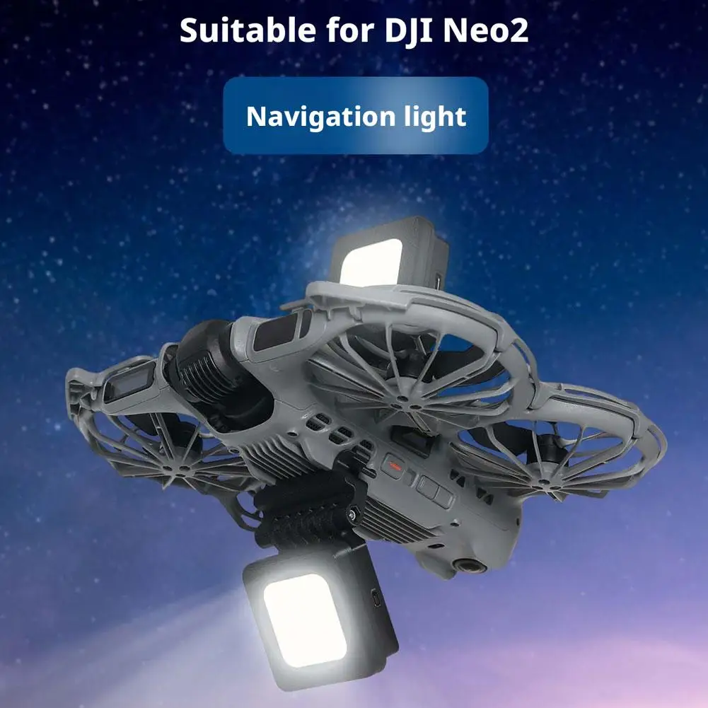 

Дополнительные светодиодные фонари для дрона DJI Neo 2: ночные навигационные и сигнальные HD-фонари для аэрофотосъемки