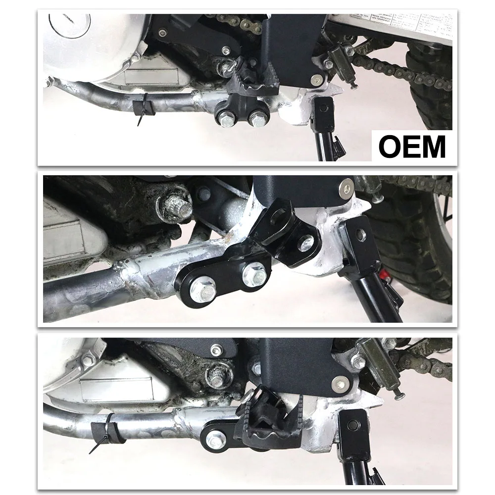 DR 650 Footpeg Lowering Mounts Fit for Suzuki DR650 1996-2021 2022 2023 DR 650 Footpeg Lowering Mounts Fit for Suzuki DR650 1996-2021 2022 2023