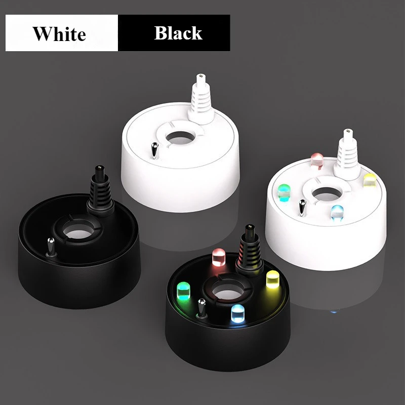 USB 4LED Ultrasonic Mist Maker, Indoor Fountain Water Feature Pond Portable Reptile Fogger Air Humidifier Halloween