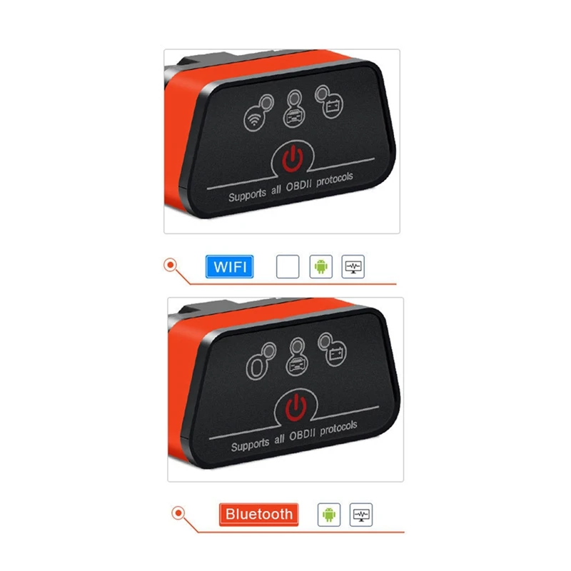 

Vgate Icar2 Obd2 WIFI Car Scanner Tool ELM327 V2.2 For IOS/Android OBD 2 OBD2 Auto Diagnostic Scanner Durable Easy To Use