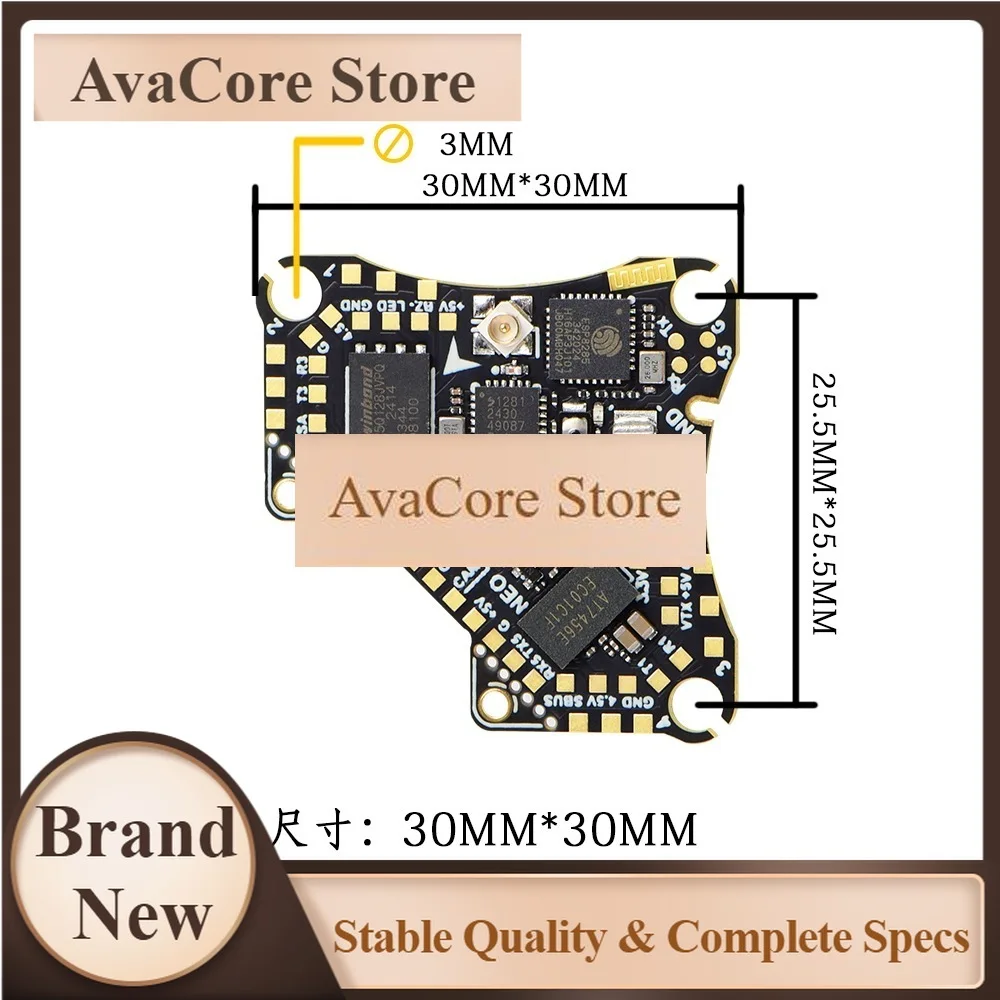 AvaCoreF435 NEO 1S Flight Controller For JHEMCU Integrated 5A ESC All In One FPV Racing Drone Accessory