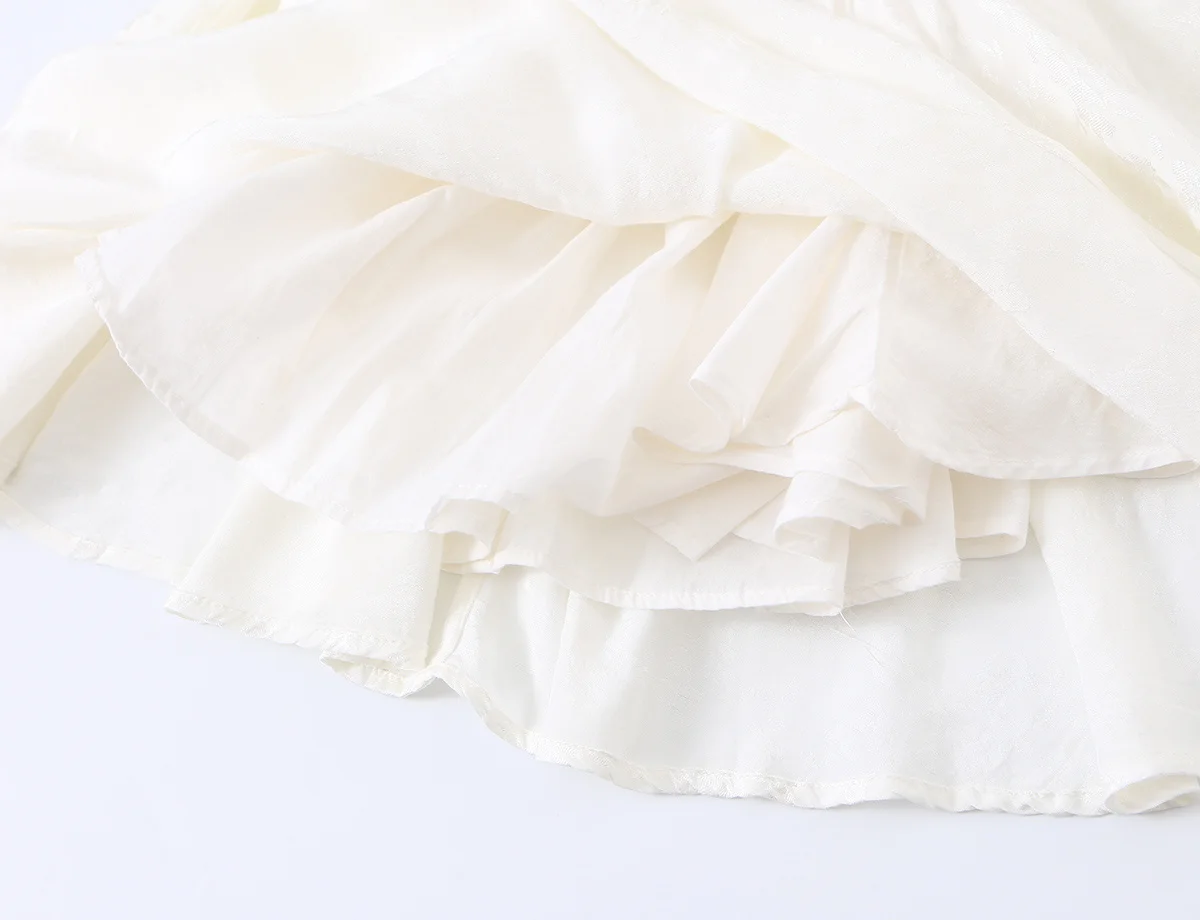 TFMLN Neues 2026 Damen-Minikleid mit Quadratischem Kragen, Puffärmeln, A-Linie, Elegantes, Figurbetontes Bandage-Partykleid für den Sommer – Detail 9