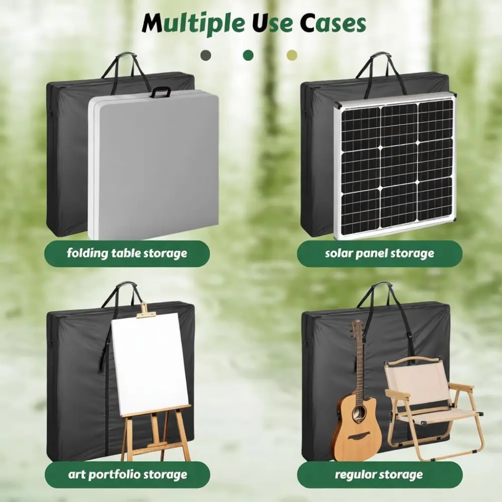 Foldable Camping Table Organizer Bag Protective Weatherproof Oxford Cover For Travel Outdoor Equipment Storage Solutions
